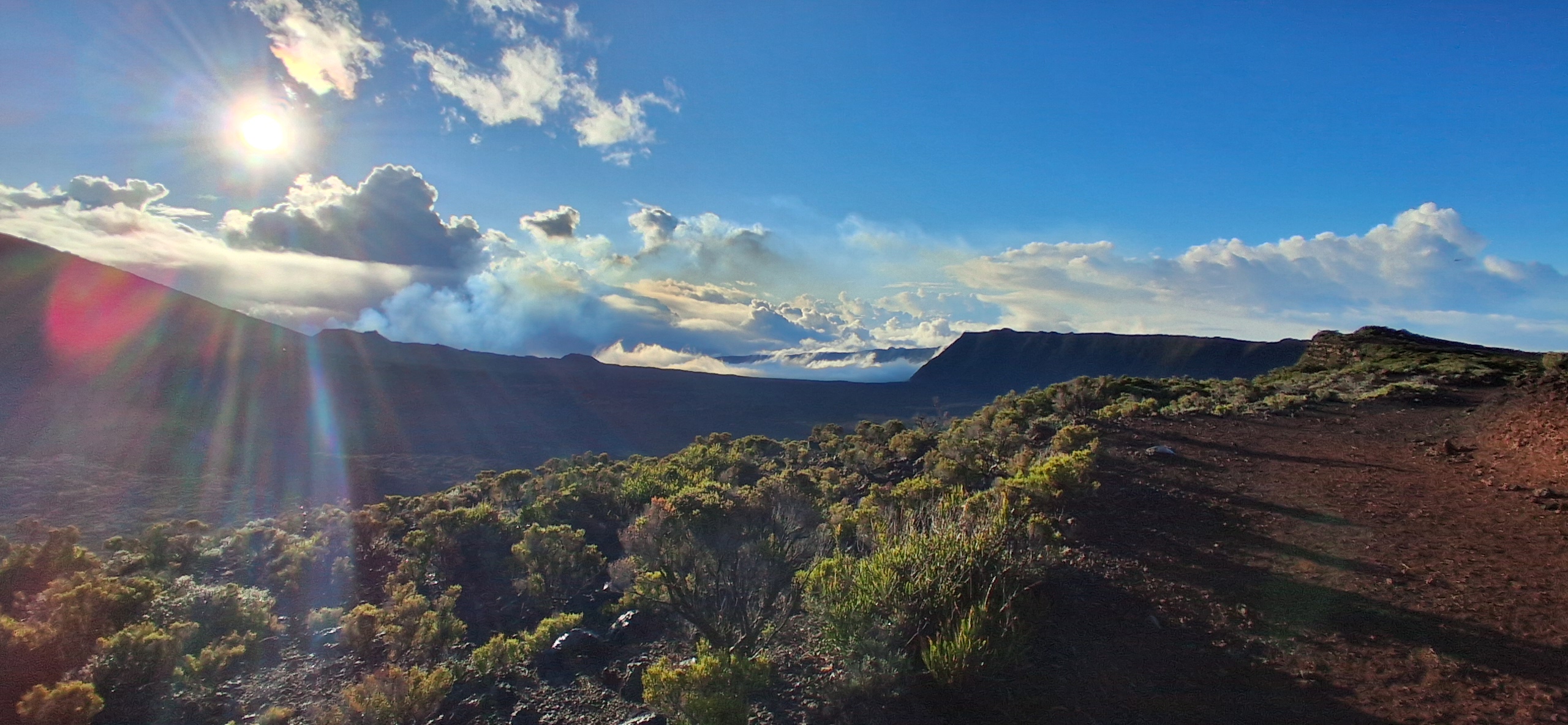 Panorama depuis La Plaine-des-Cafres