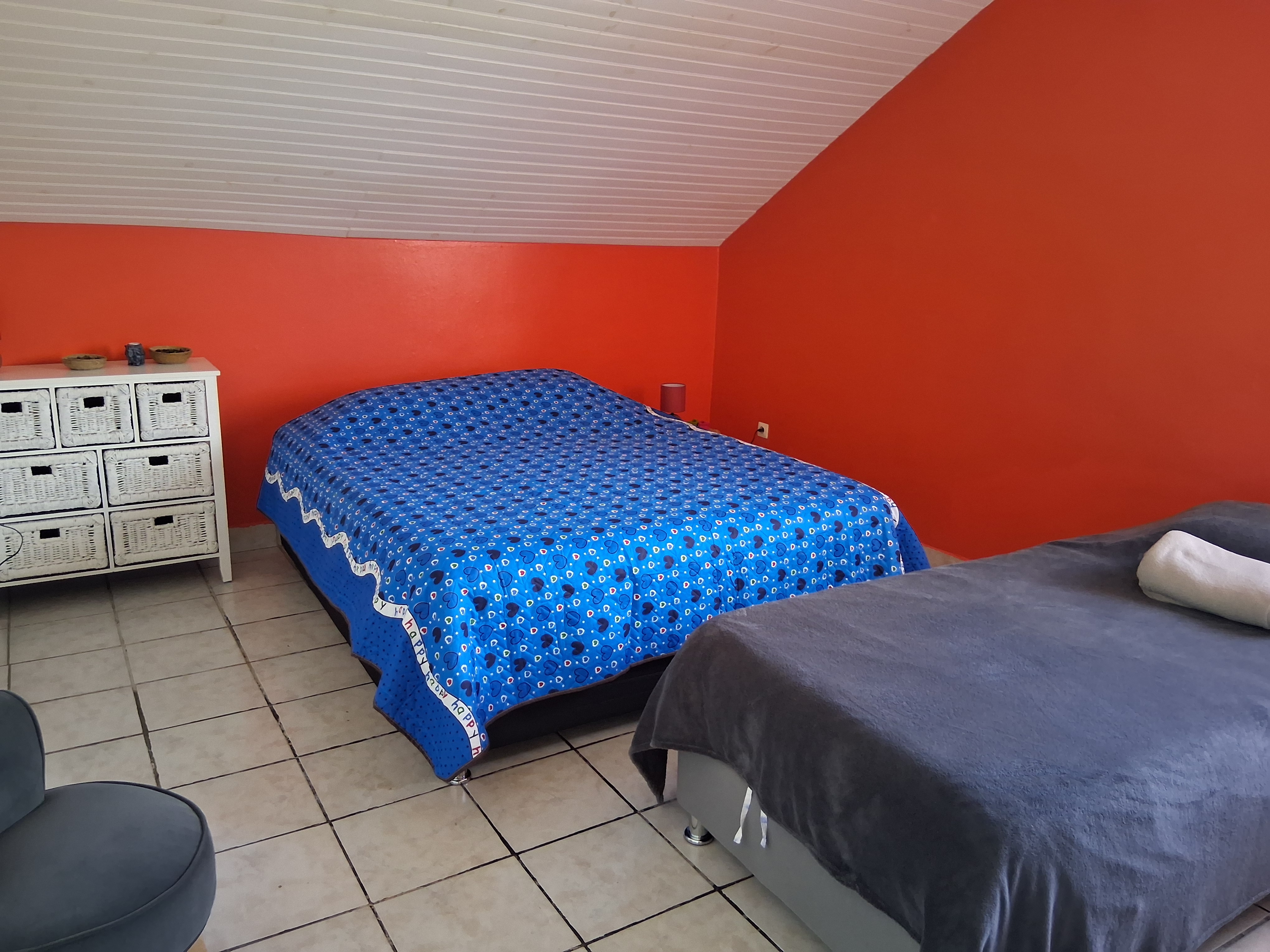 Chambre Magma avec lit double