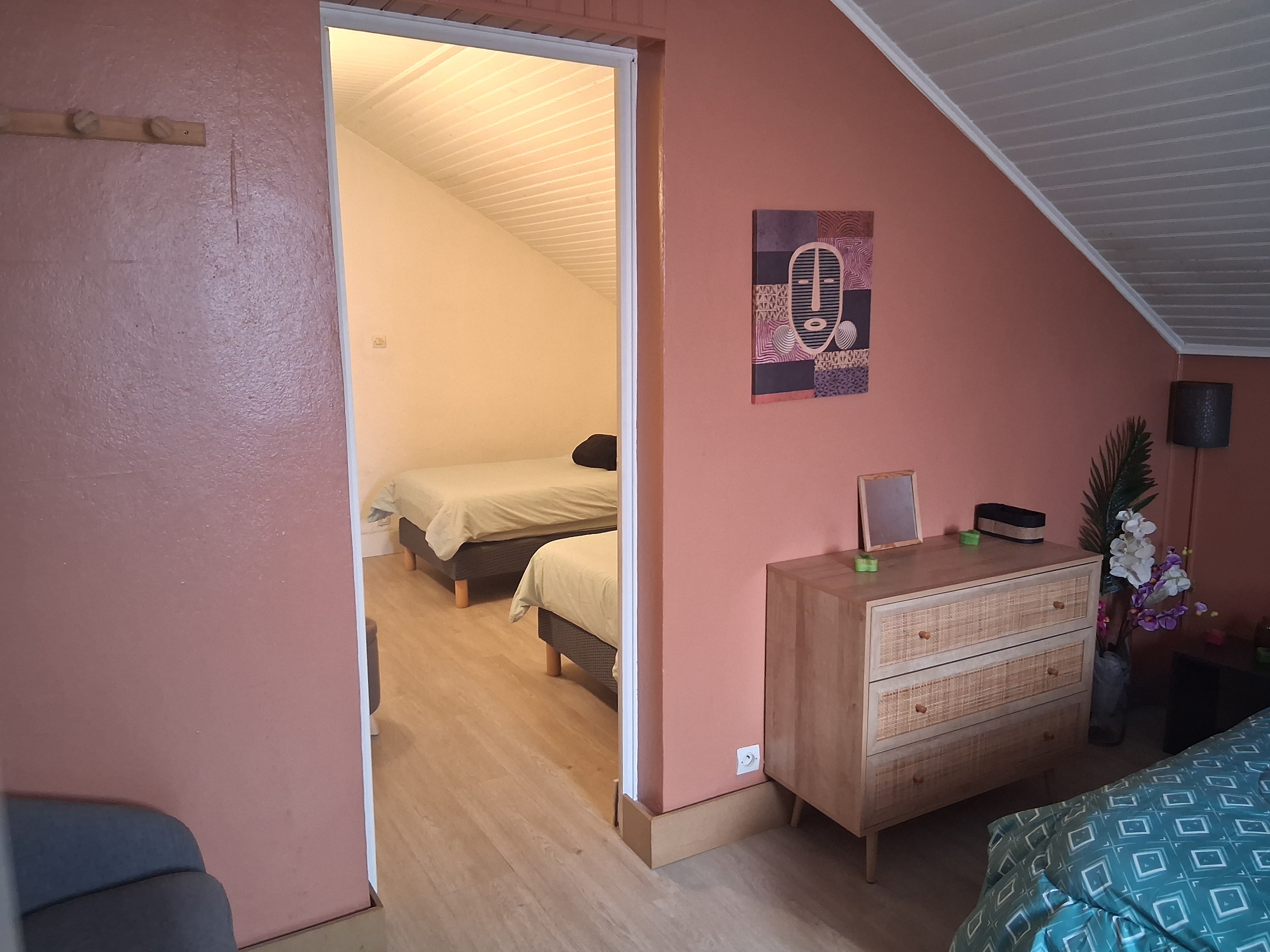 vue des deux chambres