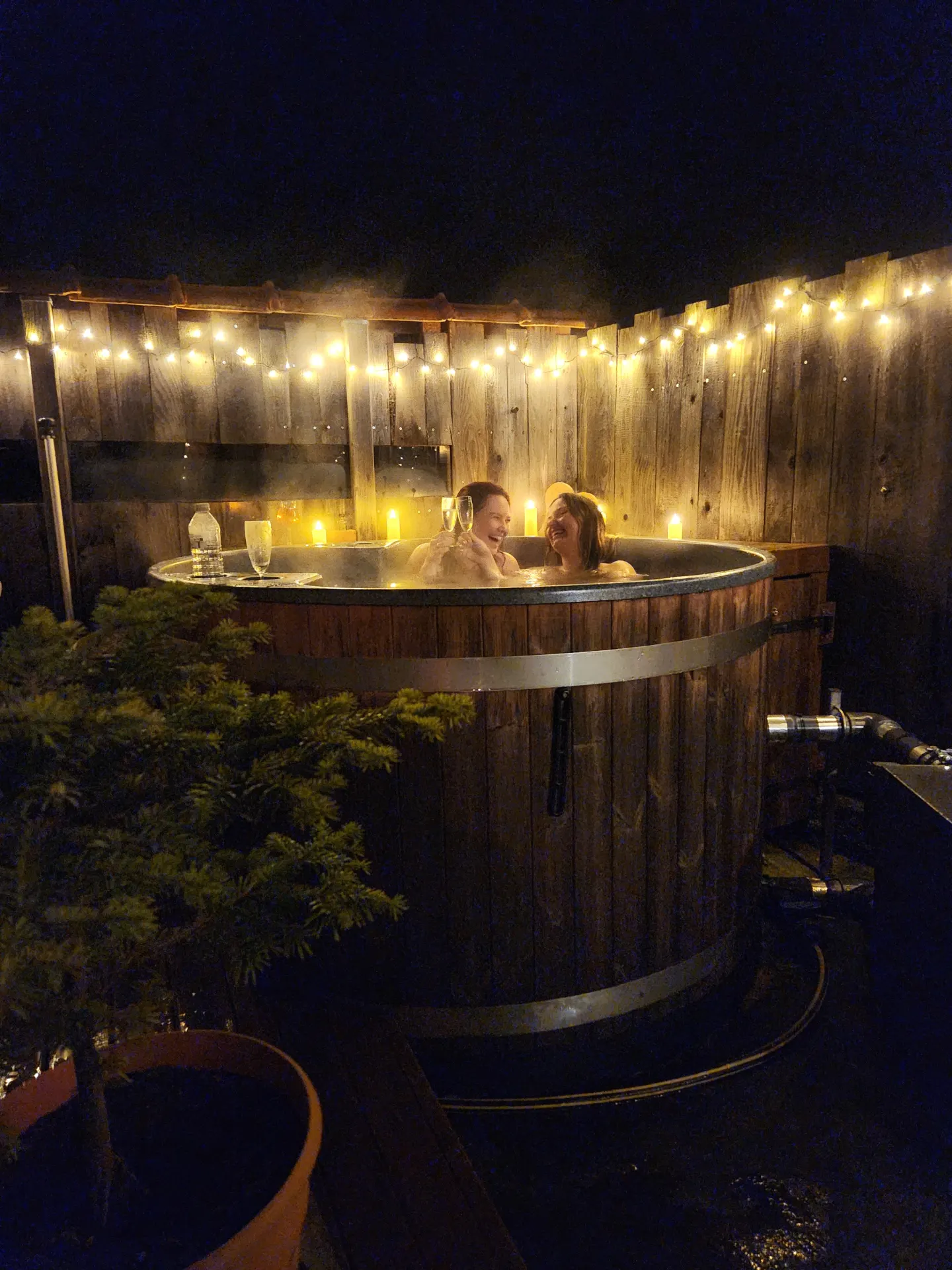 bain nordique de nuit