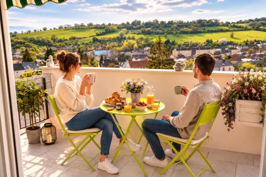 Charmant Appartement avec vue sur la ville de Vimoutiers