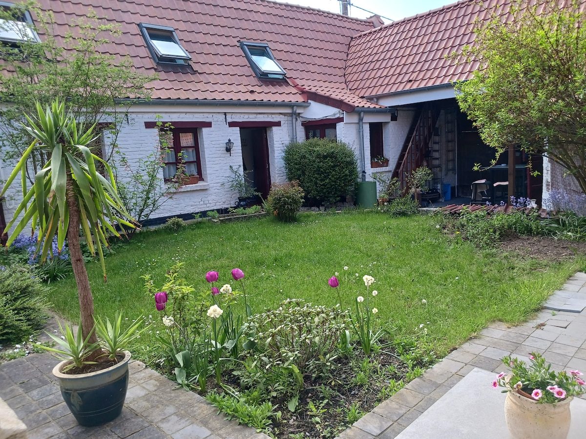 Gîte cosy 20 min de Lille6 personnes.